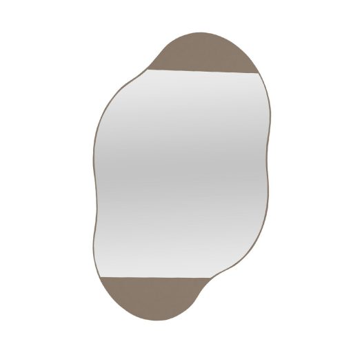 Koupelnová skříňka se zrcadlem, světle moka