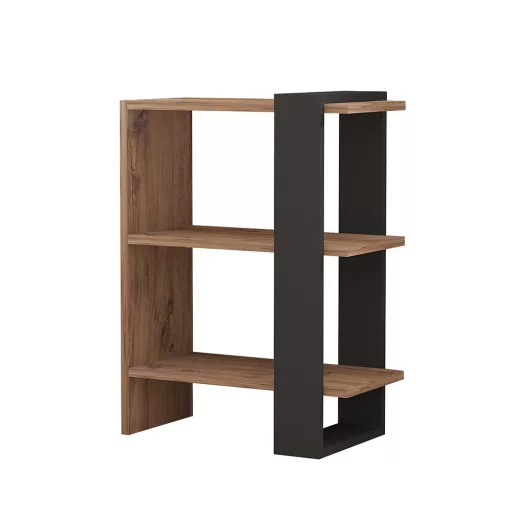 Knihovna 70x51.8x25 Antracit-Dub