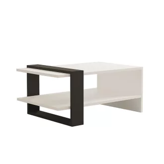 Konferenční stolek 80x35x55cm, Antracit-Bílý