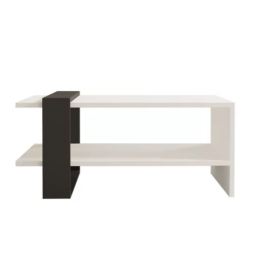 Konferenční stolek 80x35x55cm, Antracit-Bílý