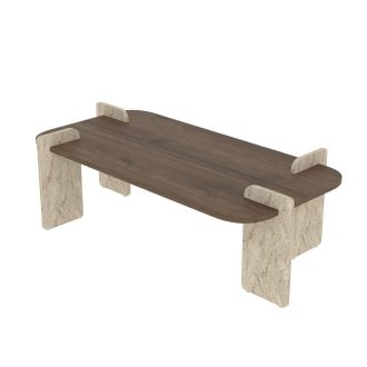 Konferenční stolek 130x35x60cm, Ořech