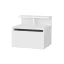 Nástěnný noční stolek 39,8x31,9x35cm, bílý