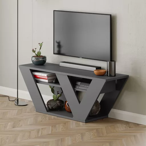 TV stolek 110x40x30cm, antracit