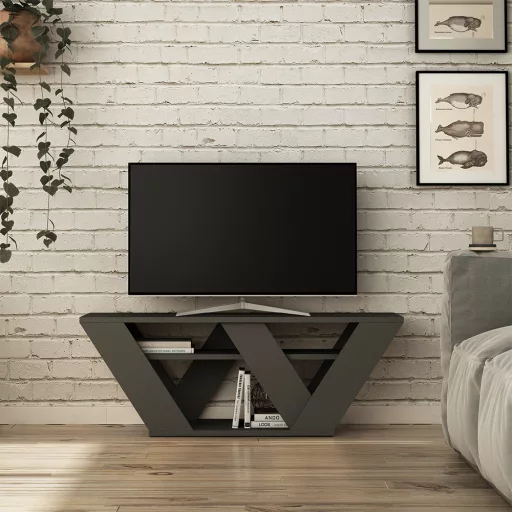 TV stolek 110x40x30cm, antracit