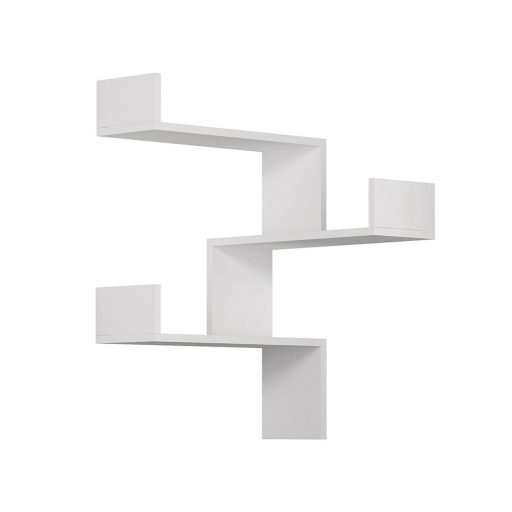 Rohová police 60x90x60cm, bílá