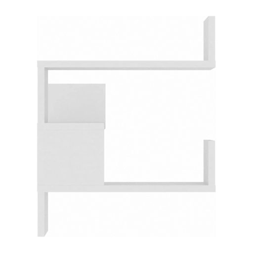 Rohová police 60x90x60cm, bílá