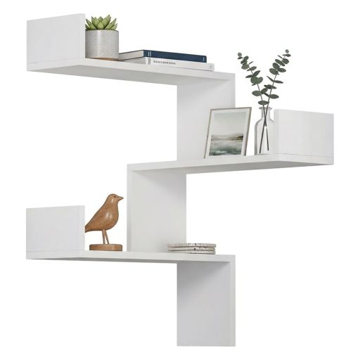 Rohová police 60x90x60cm, bílá