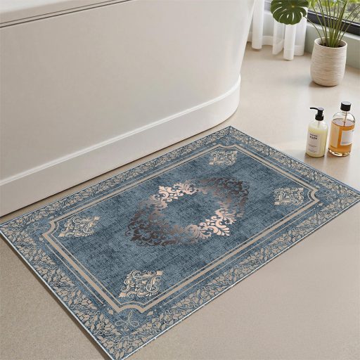 Sada koupelnových koberečků 2 kusy, modrá