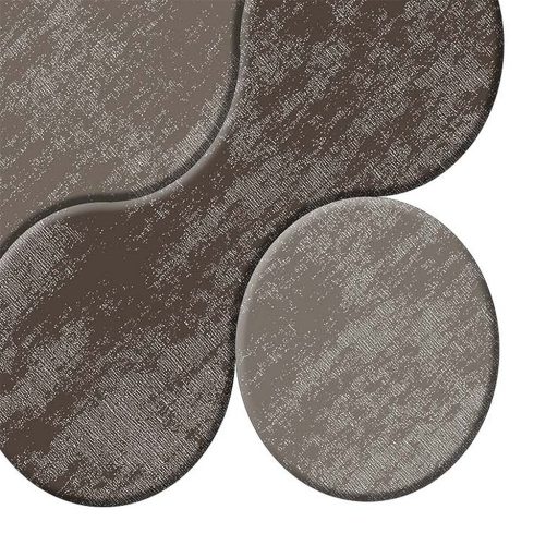 Sada koupelnových předložek s kamínkovým vzorem, hnědá