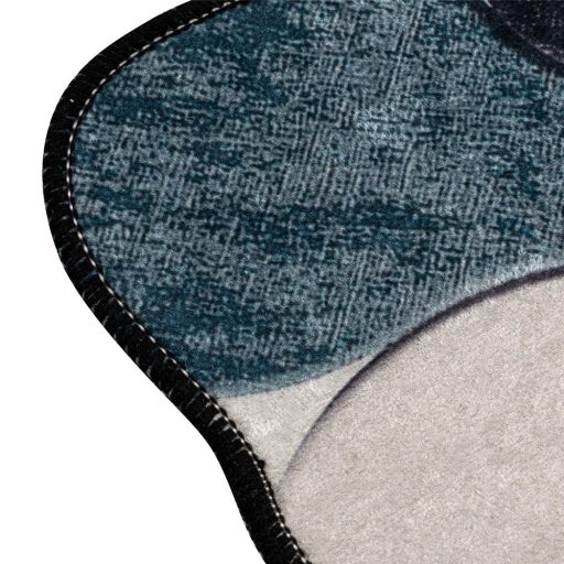 Sada koupelnových předložek s kamínkovým vzorem, modrá