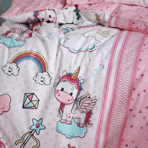 Dětská povlečení 100x150cm, Jednorožec
