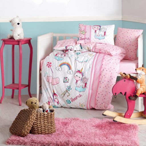 Dětská povlečení 100x150cm, Jednorožec