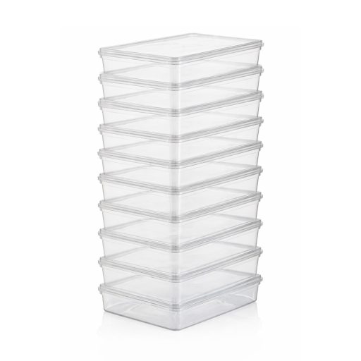 Sada plastových úložných boxů 10 kusů
