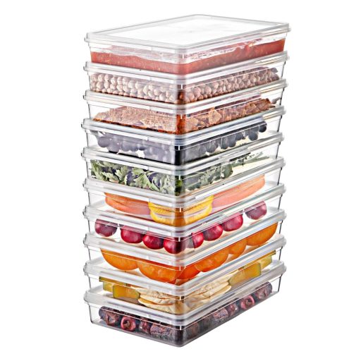 Sada plastových úložných boxů 10 kusů