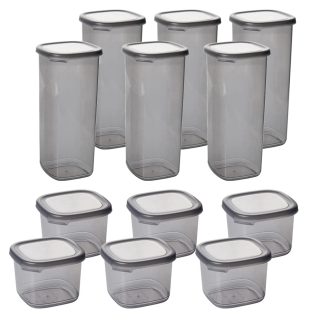 Sada kuchyňských úložných dóz, 12 ks