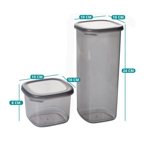 Sada kuchyňských úložných dóz, 12 ks