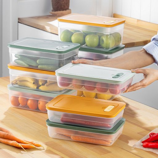 Sada boxů na uchovávání potravin s ventilací, 9 ks