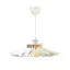 Elegantní stropní lampa s dřevěným efektem