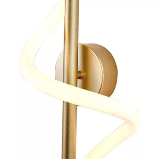 LED nástěnné svítidlo ve tvaru spirály