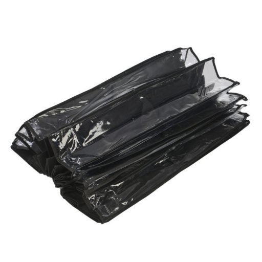 Botník instalovatelný na dveře - černá