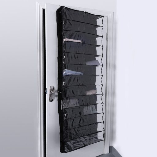 Botník instalovatelný na dveře - černá