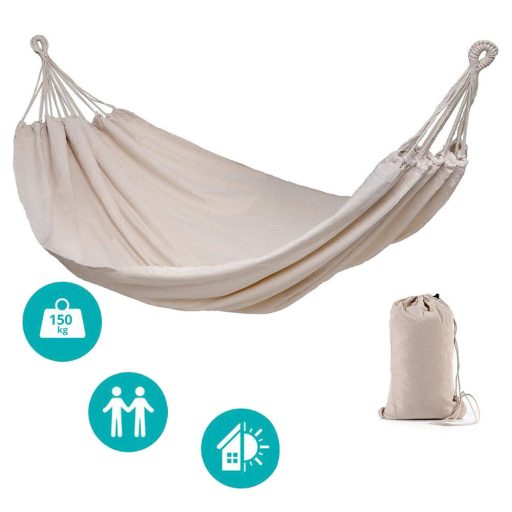 Houpací síť pro dvě osoby - béžová