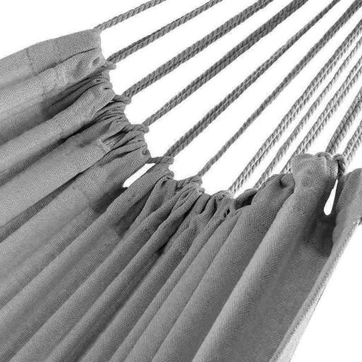 Houpací síť pro dvě osoby - šedá