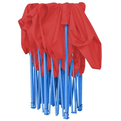 Skládací zahradní pavilon - různé typy - 2,9x4,25m - červená - pavilon