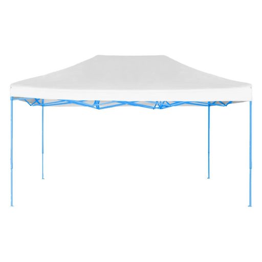 Skládací zahradní pavilon - 2,9x4,25m - bílá - pavilon