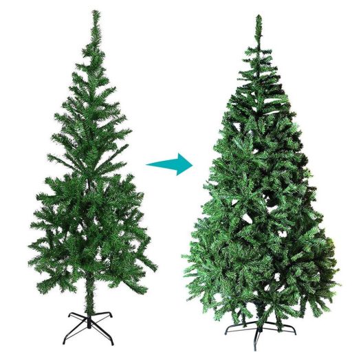 Umělý vánoční stromeček Nordmann s kovovým stojanem ve 4 velikostech - 180 cm