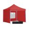 Skládací zahradní pavilon - různé typy - 2,9x2,9m - červená - pavilon+boční stěna+přenosná taška