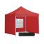 Skládací zahradní pavilon - různé typy - 2,9x2,9m - červená - pavilon+boční stěna+přenosná taška