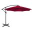 Závěsný slunečník 2,7 m, červený