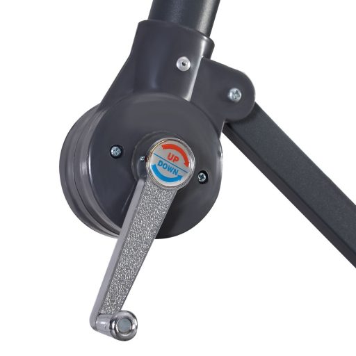 Závěsný slunečník 2,7 m, červený