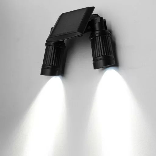 Solární LED duo lampa se senzorem pohybu