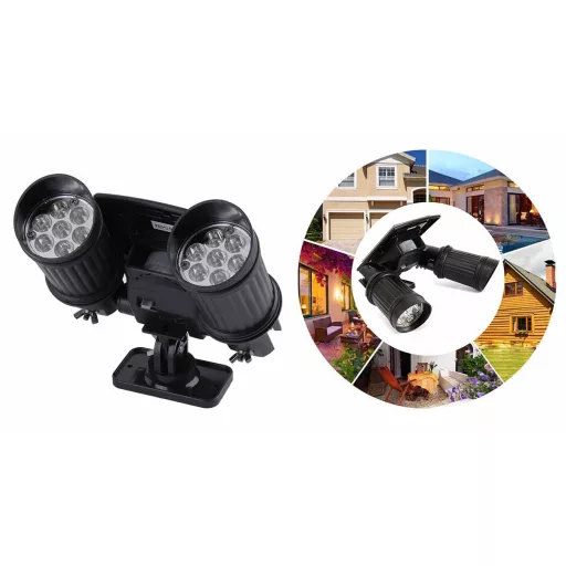 Solární LED duo lampa se senzorem pohybu