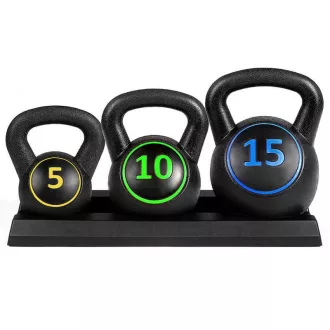 Kettlebell sada, 3 kusová
