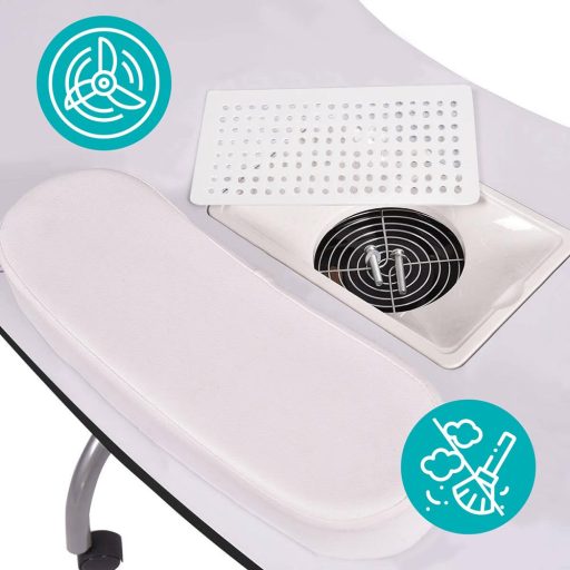 Mobilní stolek na manikúru s taškou jako dárek, ve 2 typech - s ventilátorem