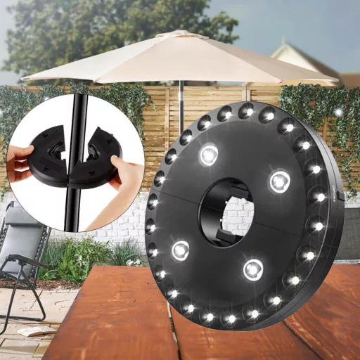 LED lampa ke slunečníkům