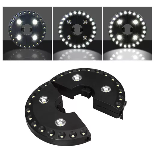 LED lampa ke slunečníkům