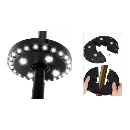 LED lampa ke slunečníkům