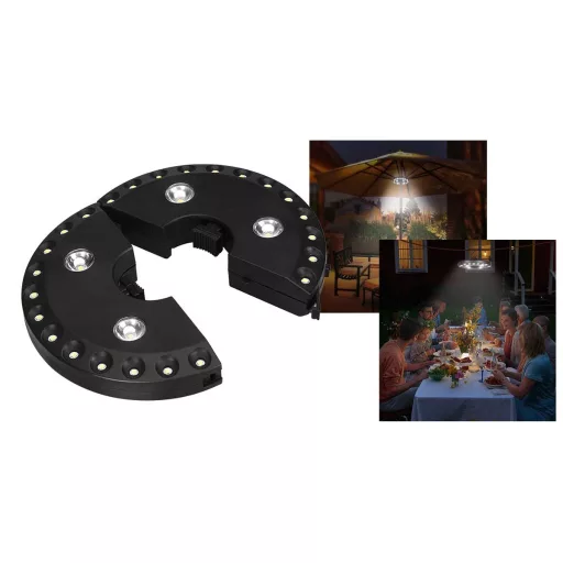LED lampa ke slunečníkům