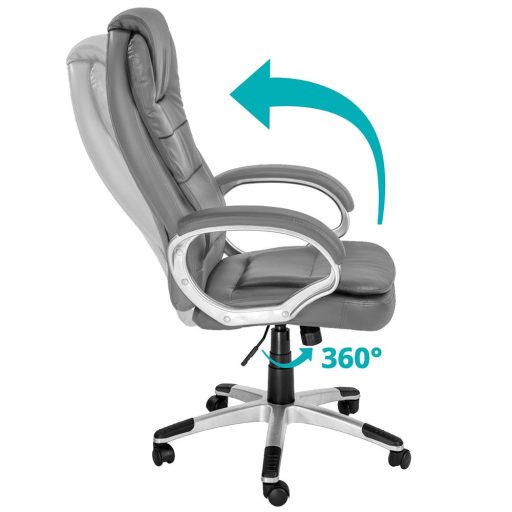 Šéfovská kancelářská židle RELAX ve více barvách - šedá