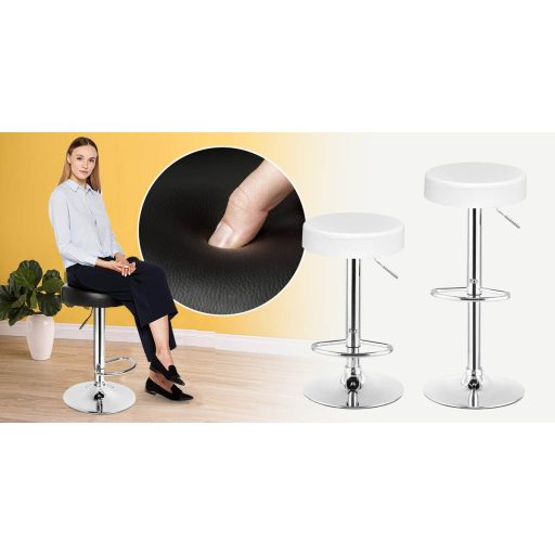 2 ks Classic barových židlí ve volitelné barvě - černá