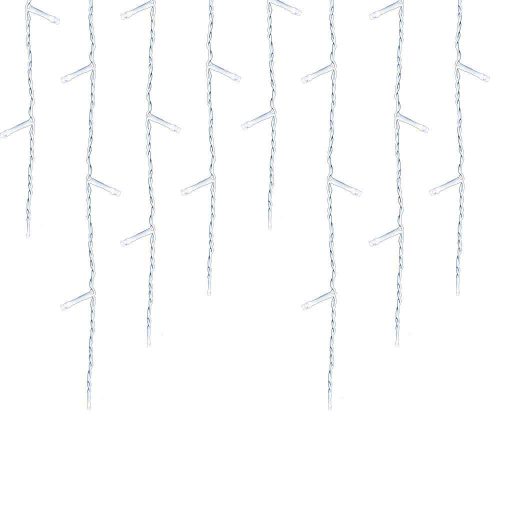 Světelný rampouchový LED závěs ve 2 velikostech, studená bílá - 230 LED