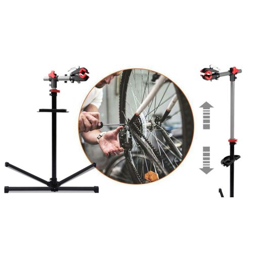 Montážní stojan na opravu kol s držákem nářadí jako dárek
