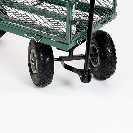 Kovový zahradní ruční vozík s nosností 300 kg