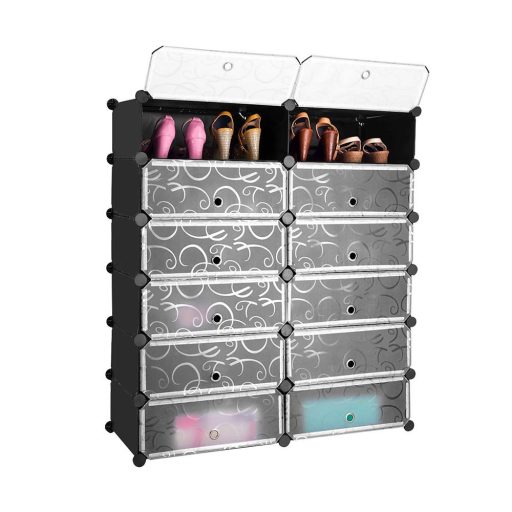 Plastový botník ve více barvách - černá