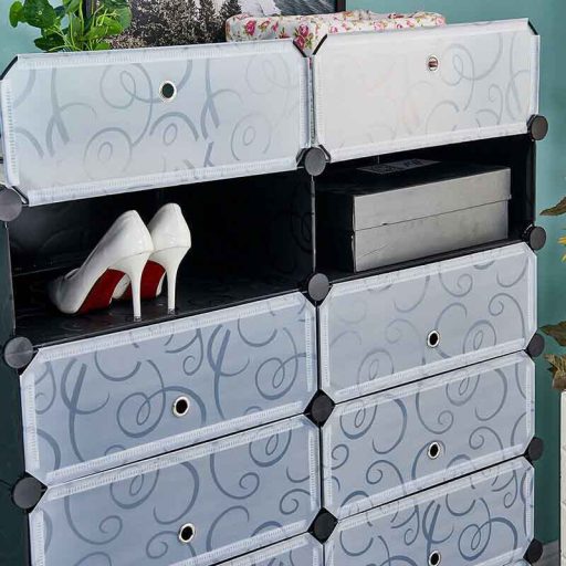 Plastový botník ve více barvách - černá