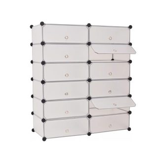 Plastový botník ve více barvách - bílá